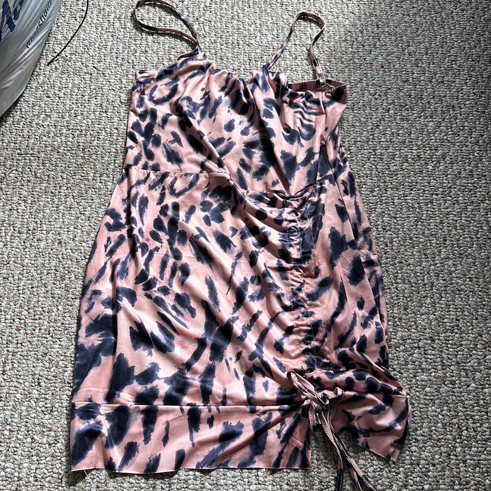 Blush mark size large pink and blue dress